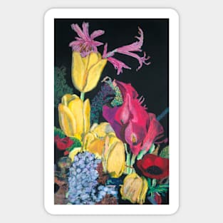 Yellow Tulips Sticker